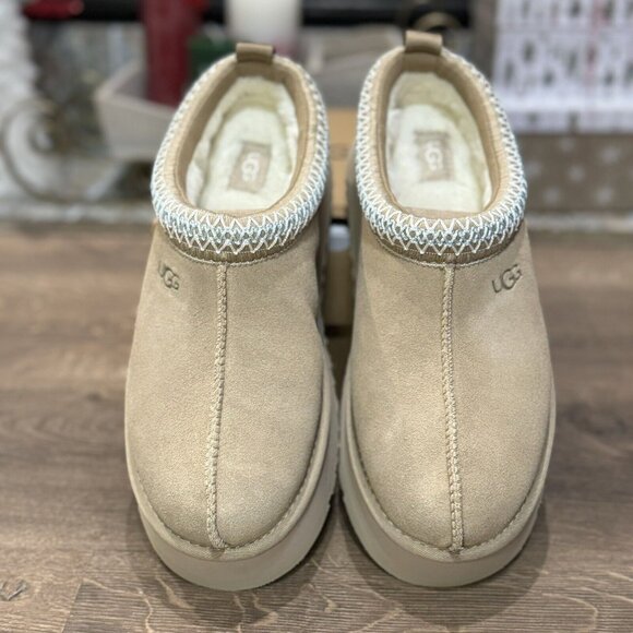 UGG Tazz Platform Slipper Mustard Seed - Picture 4 of 6